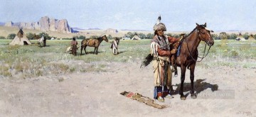 150の主題の芸術作品 Painting - 西インド先住民のヘンリー・ファーニーに馬乗り